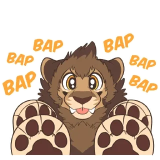 😤 emoji Lion Stickers by Pulexart.com Telegram sticker 13 of 32