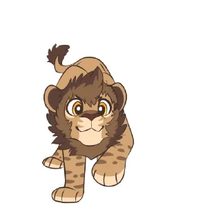 😼 emoji Lion Stickers by Pulexart.com Telegram sticker 10 of 32