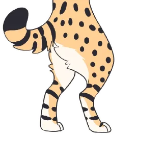 🐈 emoji Serval Stickers by Pulexart.com Telegram sticker 14 of 15