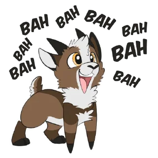 Sticker from Goat Stickers by Pulexart.com