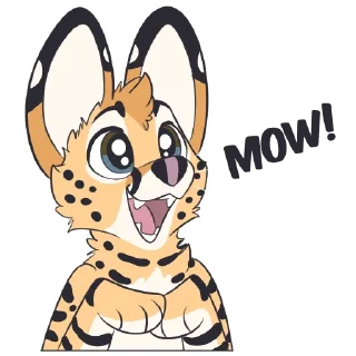 ❕ emoji Serval Stickers by Pulexart.com Telegram sticker 1 of 15