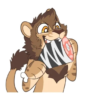 🍖 emoji Lion Stickers by Pulexart.com Telegram sticker 9 of 32