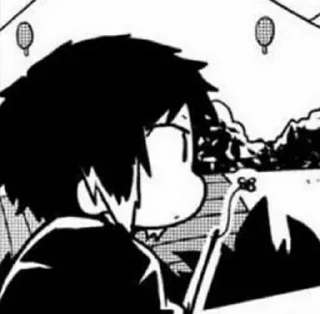 🖤 emoji Ryunosuke Akutagawa Telegram sticker 9 of 23