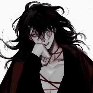 🧛 emoji This is Vox Akuma. @Xiaozhan_1005 Telegram sticker 7 of 80