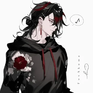 🩸 emoji This is Vox Akuma. @Xiaozhan_1005 Telegram sticker 8 of 80