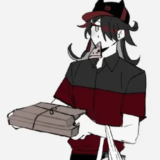🧛 emoji This is Vox Akuma. @Xiaozhan_1005 Telegram sticker 15 of 80