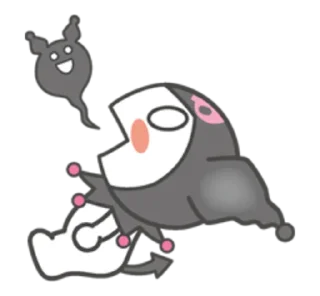 🦇 emoji Kuromi Telegram sticker 7 of 40