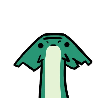 😐 emoji Doodle Geese Telegram sticker 20 of 38