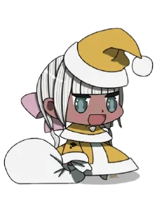 😊 emoji Danganronpa Padoru @Gian_TGX Telegram sticker 7 of 40