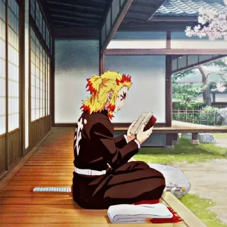 🔥 emoji (🔥) Rengoku ❤️‍🔥 Kyojuro!! Telegram sticker 10 of 33