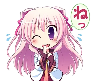 😉 emoji 千桃キャラクターズ Telegram sticker 7 of 40