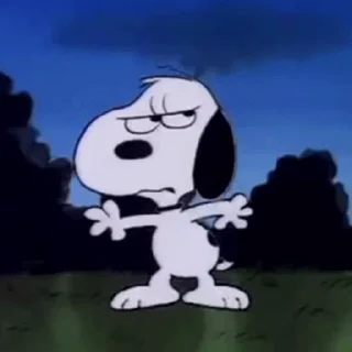 🐾 emoji kian as snoopy !! Telegram sticker 18 of 45