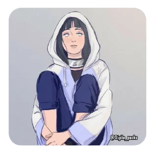 😌 emoji Hinata @Sigilo_packs Telegram sticker 12 of 29