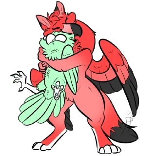 Sticker from Watermelon the Flamingo
