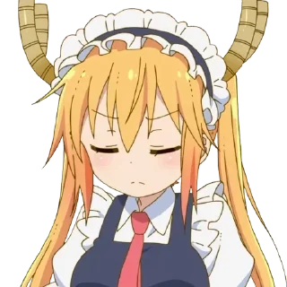 😰 emoji Kobayashi by @raivozo Telegram sticker 11 of 118