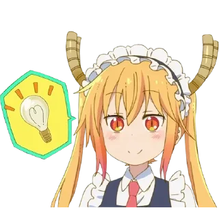 🙂 emoji Kobayashi by @raivozo Telegram sticker 6 of 118
