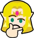 🤔 emoji Super Smash Bros. Thinking Telegram sticker 19 of 84