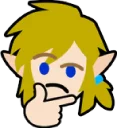 🤔 emoji Super Smash Bros. Thinking Telegram sticker 3 of 84