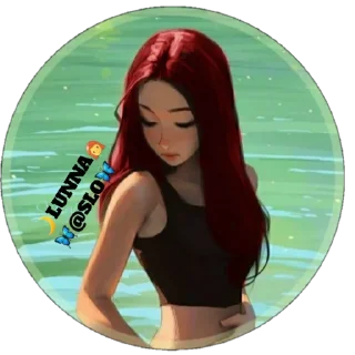 😔 emoji 🌙LUNNA_Separadores_2👩‍🦰 Telegram sticker 10 of 120