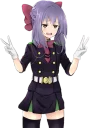 ✌ emoji 🎧💜@Shinoa_Hiragi💜🎧 Telegram sticker 4 of 33