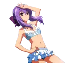 🙂 emoji 🎧💜@Shinoa_Hiragi💜🎧 Telegram sticker 7 of 33