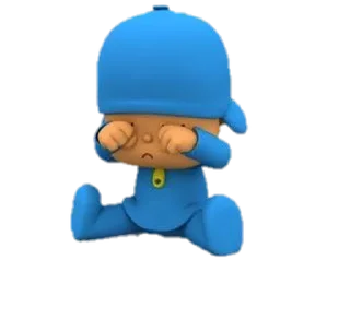 😓 emoji Pocoyo Telegram sticker 16 of 35