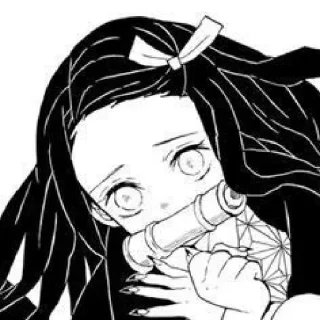 Sticker from Nezuko