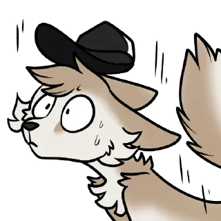 Sticker from machFennec has large ears!