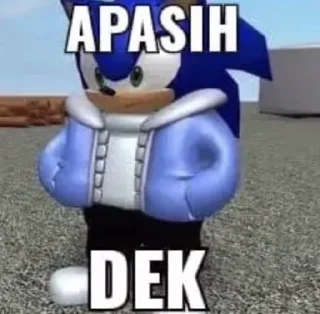 😎 emoji Memes sonic @Caiqu33 Telegram sticker 19 of 27
