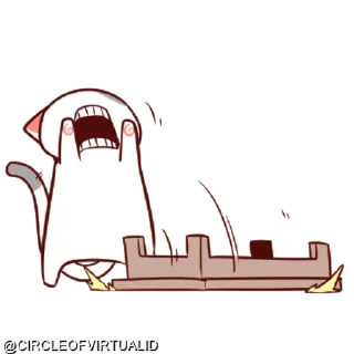 😡 emoji @CIRCLEOFVIRTUALID KUCING GILA Telegram sticker 14 of 62
