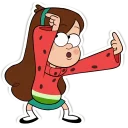 💃 emoji Gravity Falls Telegram sticker 6 of 52