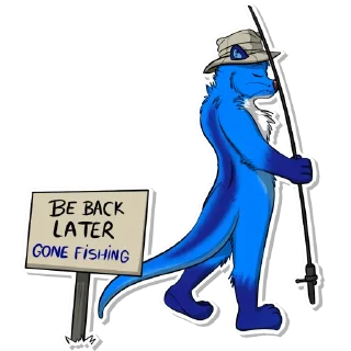 🎣 emoji Otis Otter Telegram sticker 16 of 36