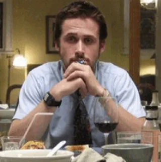 😒 emoji Ryan Gosling Telegram sticker 23 of 50