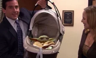 🦎 emoji baby yoda Telegram sticker 19 of 29