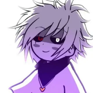 🖤 emoji Cross Chara . @TsuyuriHelp Telegram sticker 3 of 14