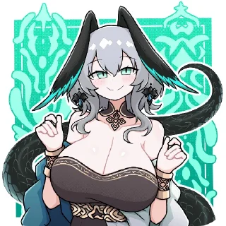 🐍 emoji ◦•●◉✿卄ŏο𝕝𝗵ϵ𝘆αꝁ✿◉●•◦ | @PokkePostBoard Telegram sticker 19 of 120