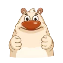 Sticker from Chestnut the Bear