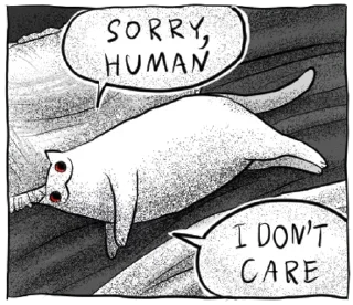 🙃 emoji Creepy cat I Telegram sticker 7 of 120