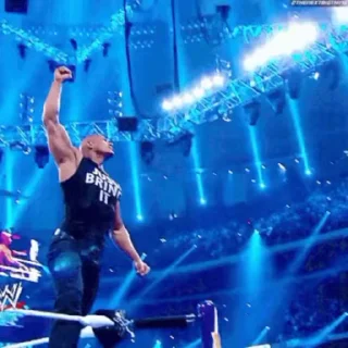 ✊ emoji The Rock By: @Zack_L Telegram sticker 18 of 47
