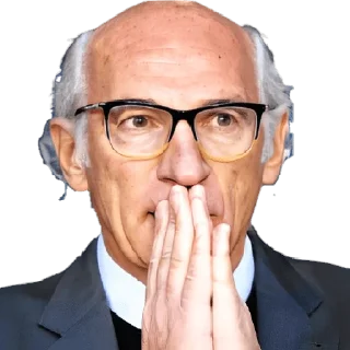 🫢 emoji Carlos Bianchi Telegram sticker 22 of 37