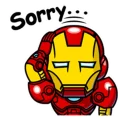 Sticker from Iron Man