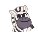 👋 emoji Debra Zebra Telegram sticker 5 of 21