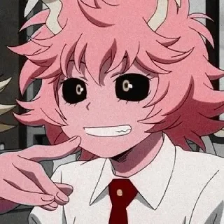 🥴 emoji Mina Ashido Telegram sticker 15 of 64