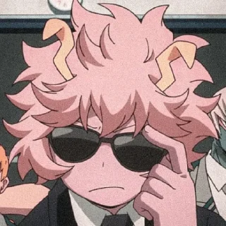 🕵️‍♀️ emoji Mina Ashido Telegram sticker 12 of 64