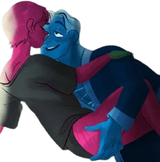 😏 emoji Lore Olympus XV by @Nantzui Telegram sticker 12 of 120