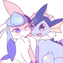 ❤ emoji Ask Vaporeon Telegram sticker 20 of 29