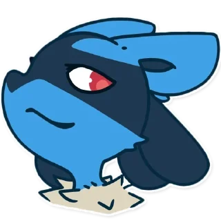 Sticker from Lucario Stickers — @stckrRobot