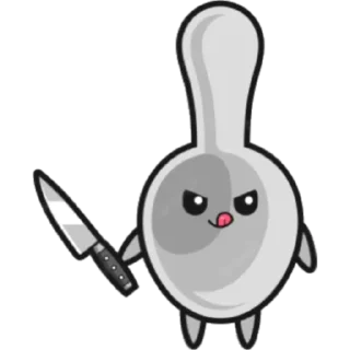 🔪 emoji Animals with knives Telegram sticker 10 of 45