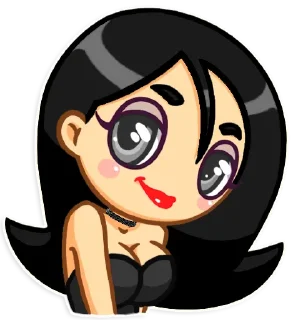 😏 emoji Vicky - Composition 4 Telegram sticker 16 of 53