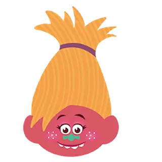👧 emoji Trolls Telegram sticker 19 of 33